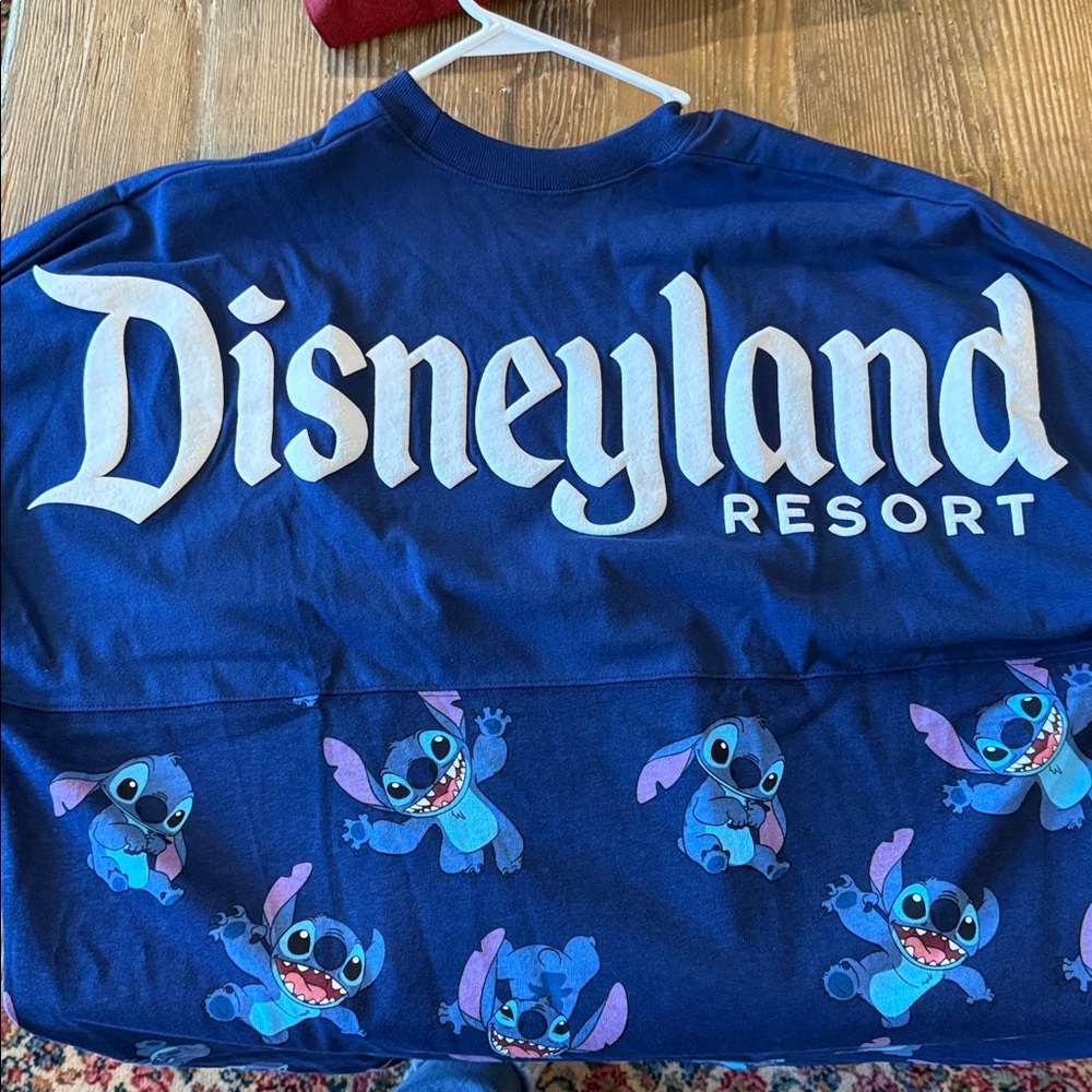 Disneyland Resort adult unisex Navy Stitch Sweatshirt